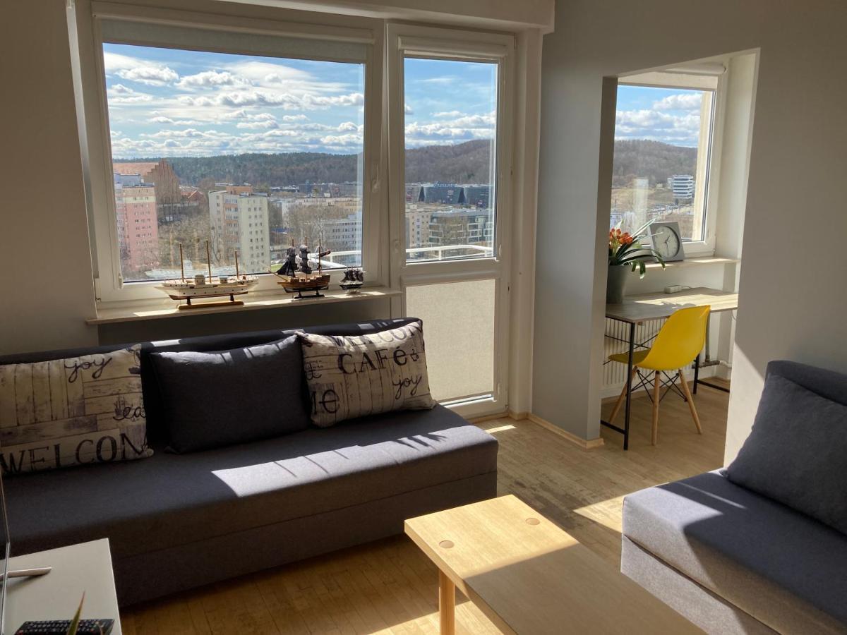 Apartament Horyzont W Centrum Przy Plazy Gdynia Buitenkant foto
